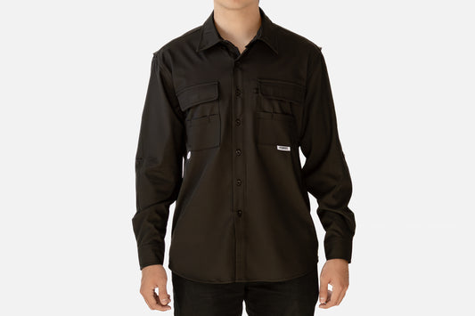 Camisa Manga Larga Negra