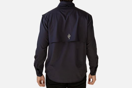 Camisa Manga Larga Azul Marino