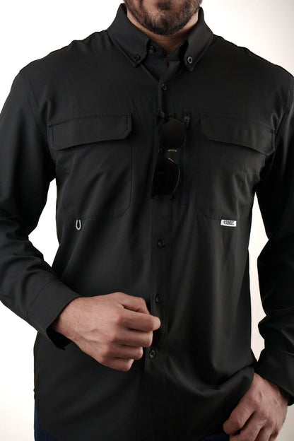 Camisa Manga Larga Negra