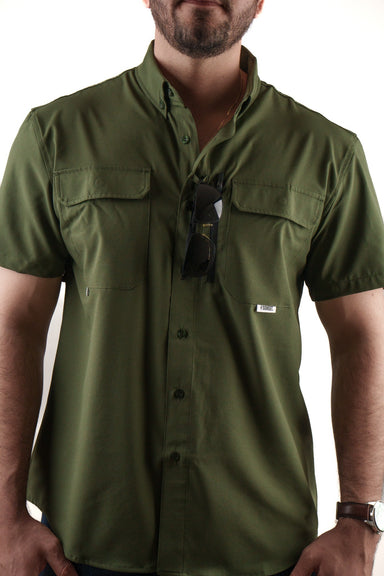 Camisa SONSET Manga Corta Verde