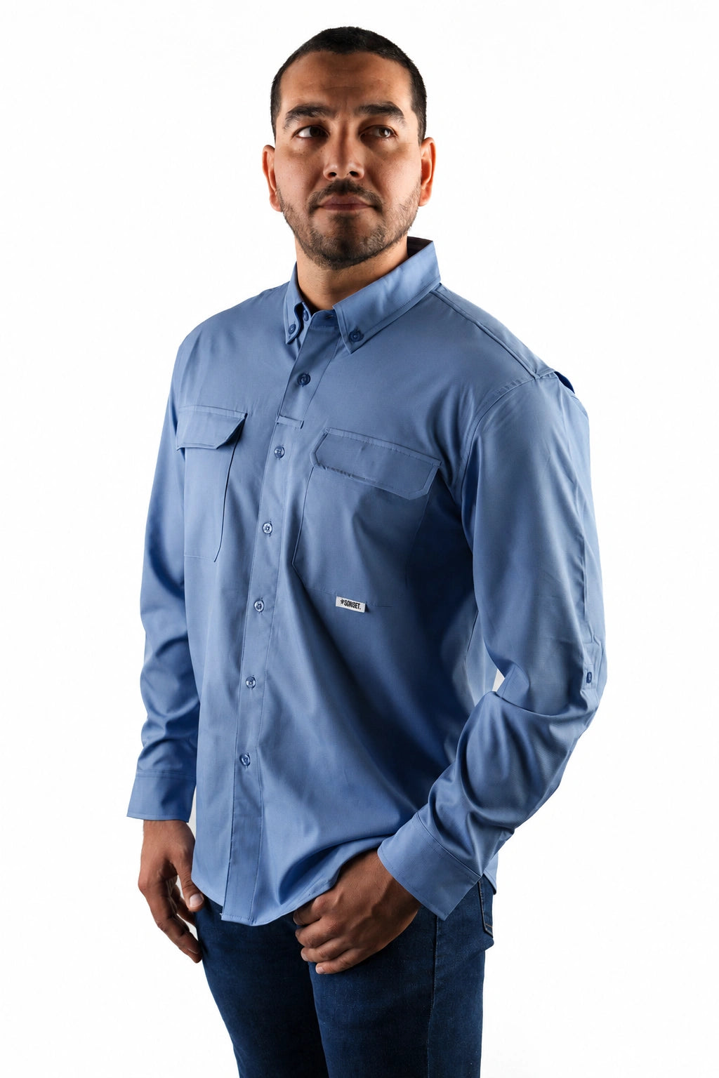 Camisa SONSET Azul Claro