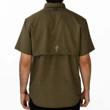Camisa SONSET Manga Corta Verde Militar