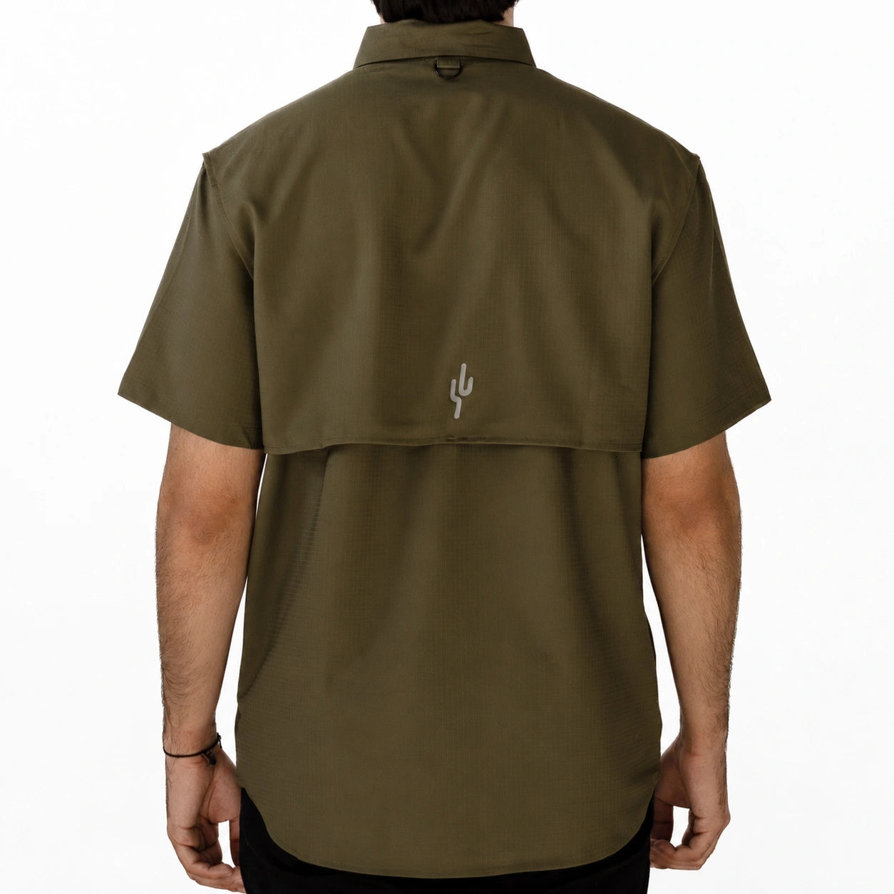 Camisa SONSET Manga Corta Verde Militar