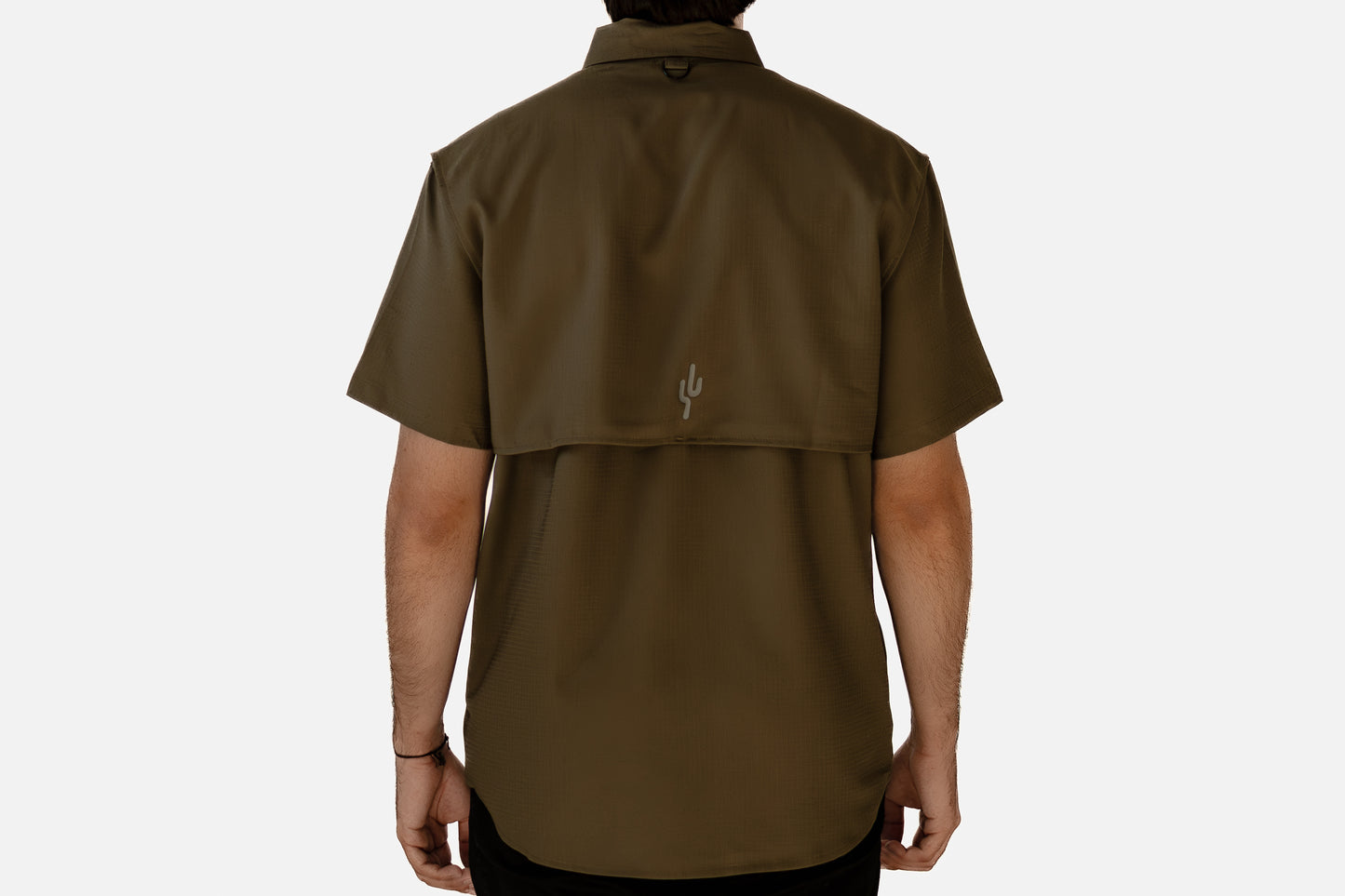 Camisa Manga Corta Verde Militar