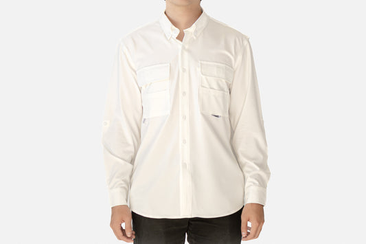 Camisa Manga Larga Blanco