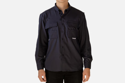 Camisa Manga Larga Azul Marino