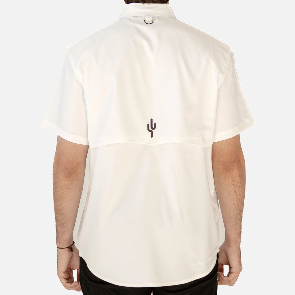 Camisa SONSET Manga Corta Blanca