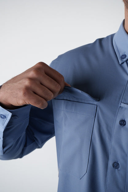 Camisa SONSET Azul Claro