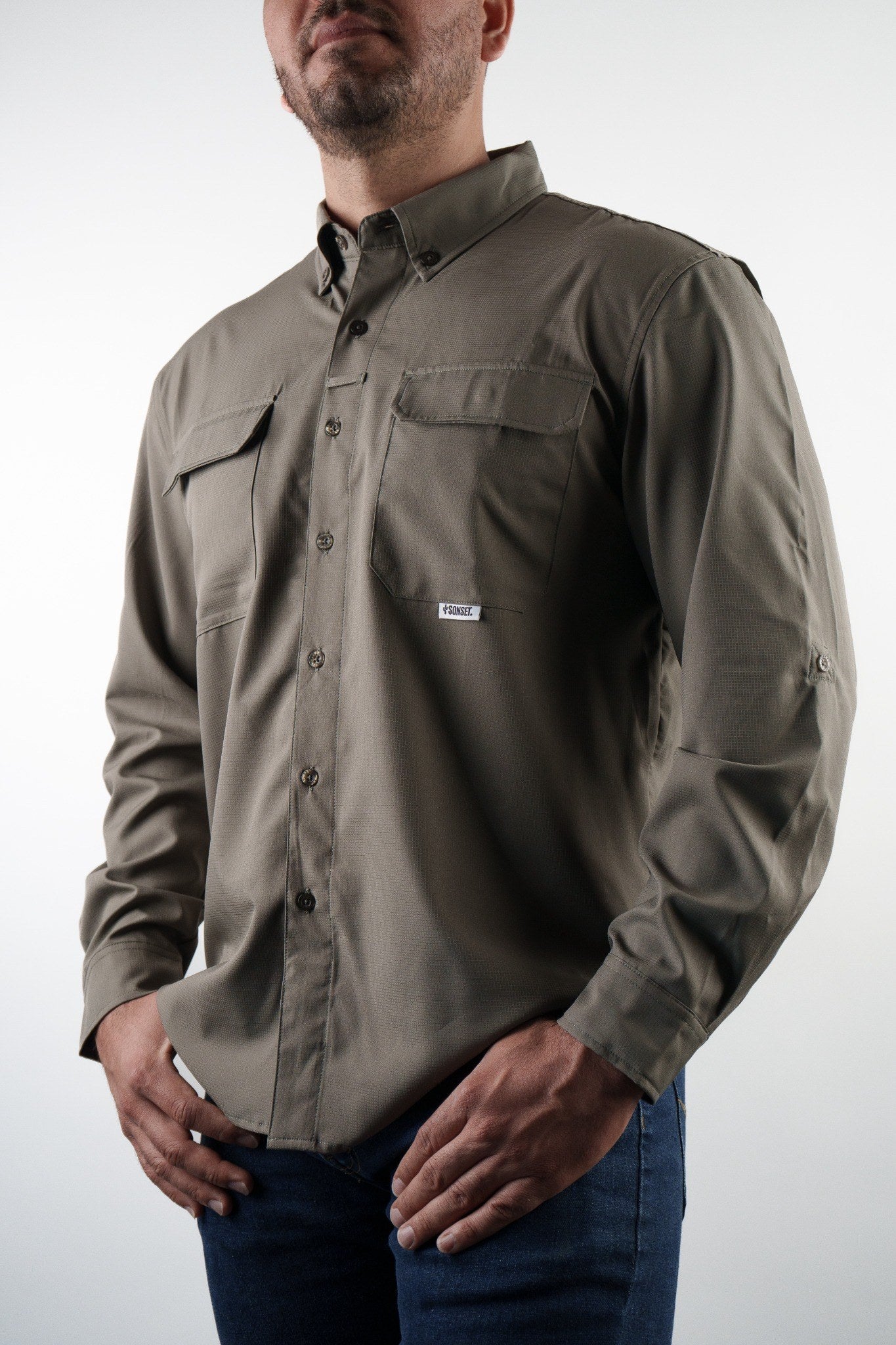 Camisa SONSET Verde Olivo