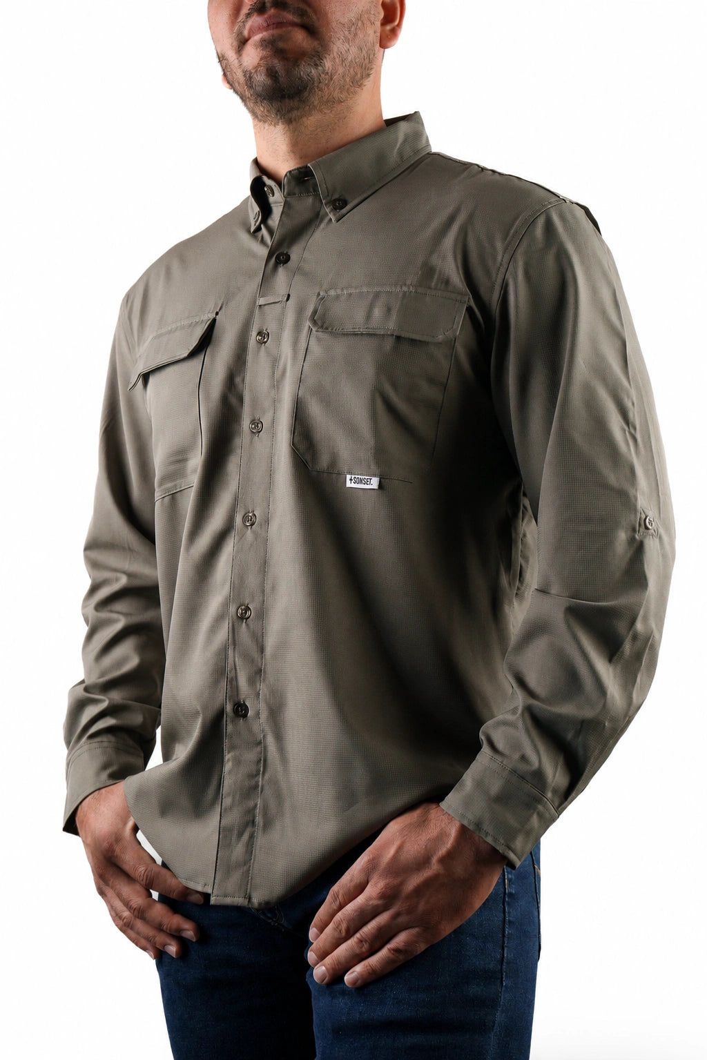 Camisa SONSET Verde Olivo