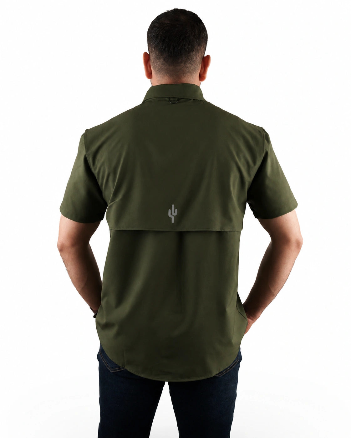 Camisa SONSET Manga Corta Verde